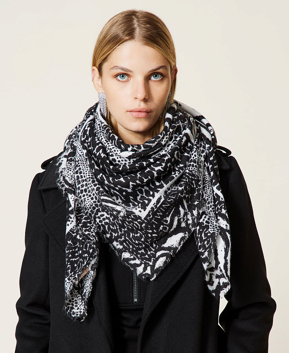 Куфия с животным принтом