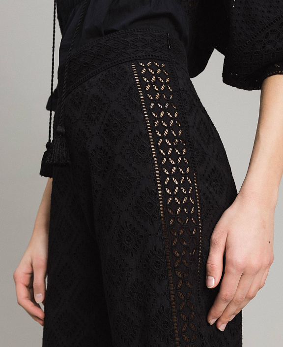 Кюлоты из муслина с шитьем Сангалло