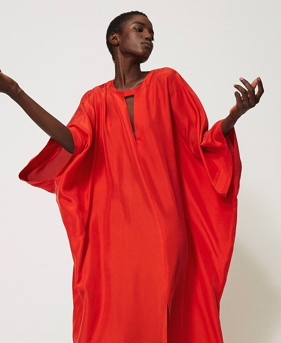 Платье-туника из шелка хаботай