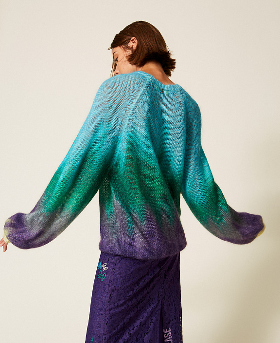 Джемпер MYFO из смесовой шерсти и мохера с градиентом