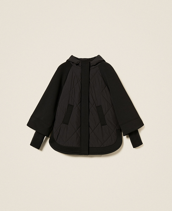 Пальто из неопреновой ткани и нейлона