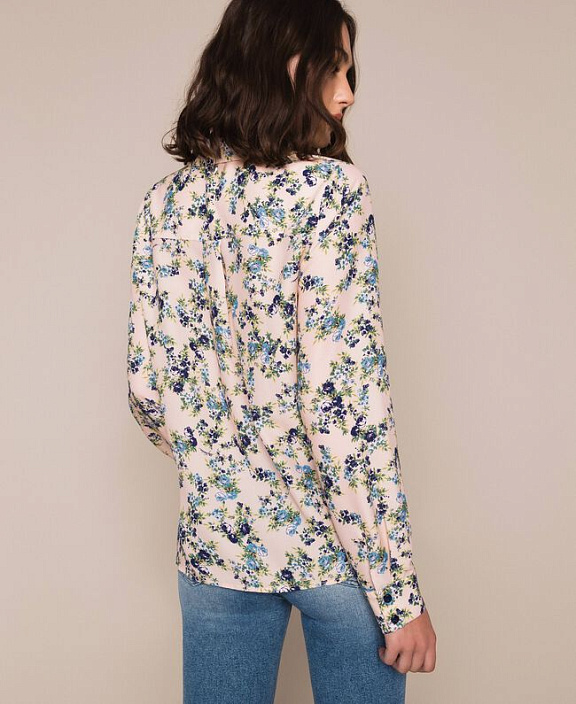 Рубашка с принтом