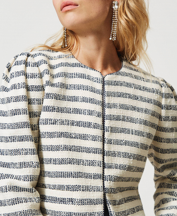 Жакет в полоску