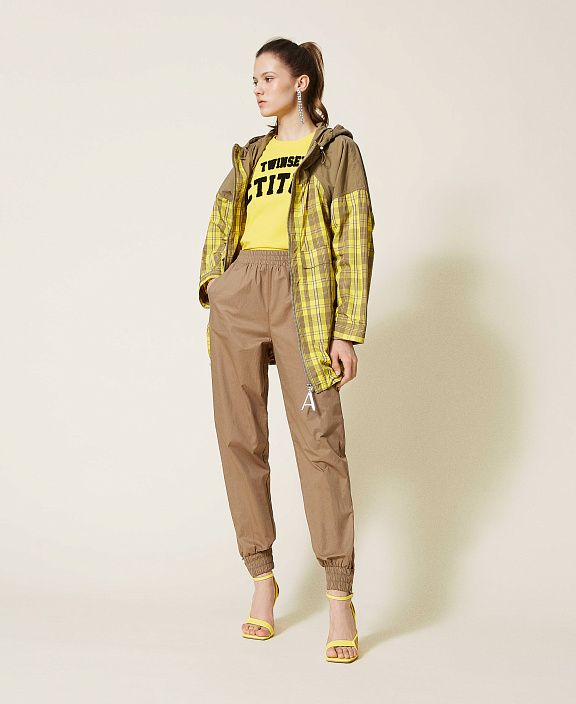 Джоггеры из технического поплина