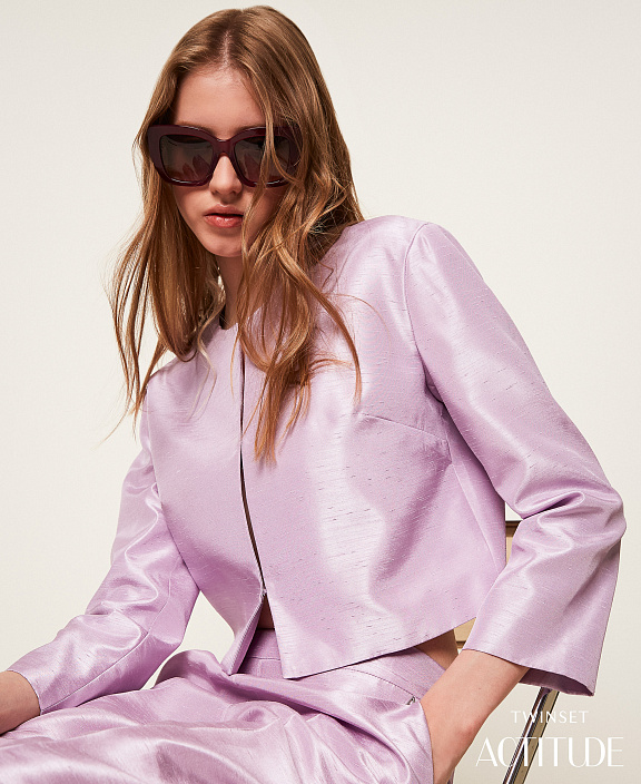 Жакет из шантунга