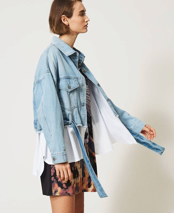 Джинсовка с эффектом двойного изделия