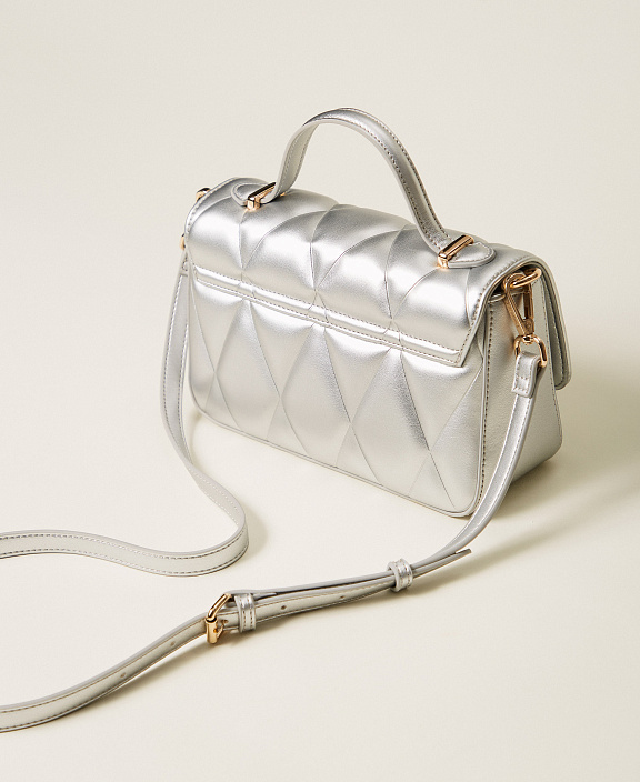 Маленькая стеганая сумка через плечо