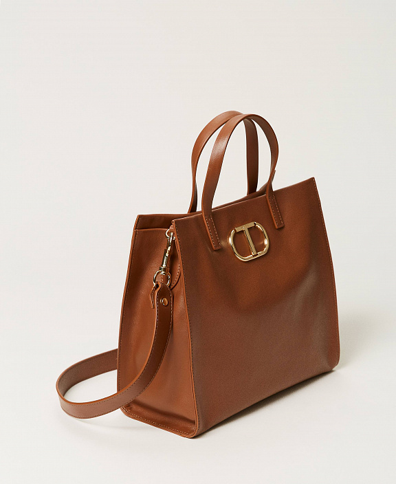 Кожаная сумка-шоппер Twinset Bag