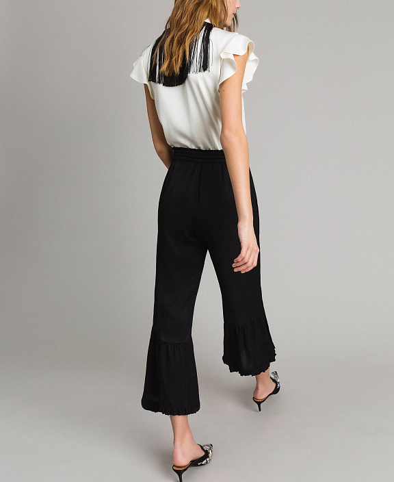 Кюлоты с оборками