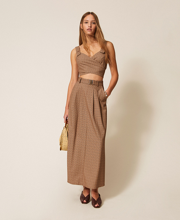 Топ в виндзорскую клетку