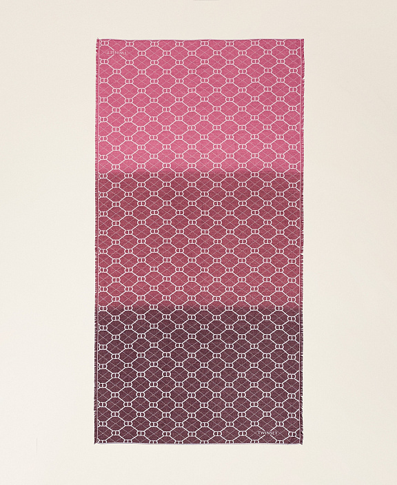 Шарф с бахромой