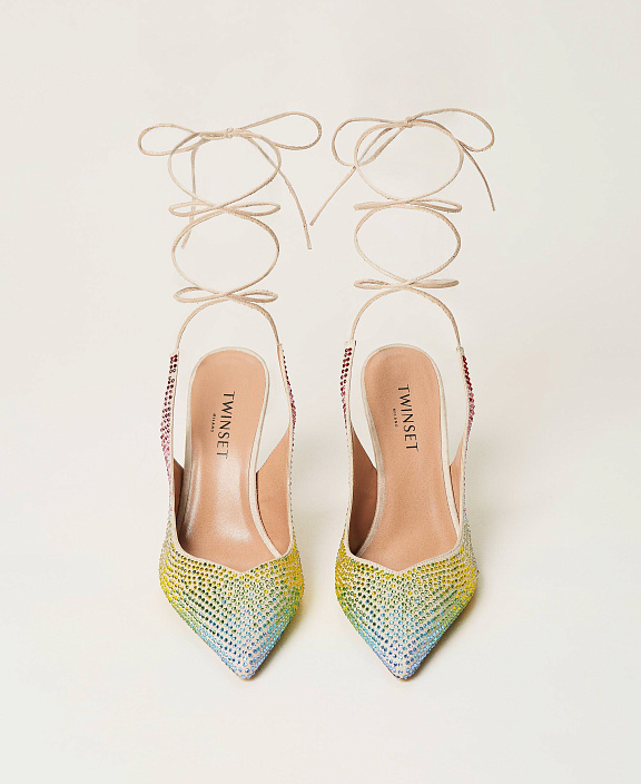 Туфли из стразов