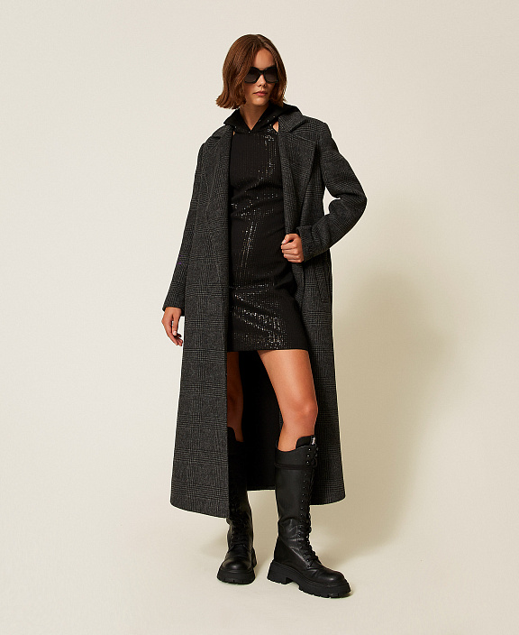 Короткое платье MYFO с пайетками