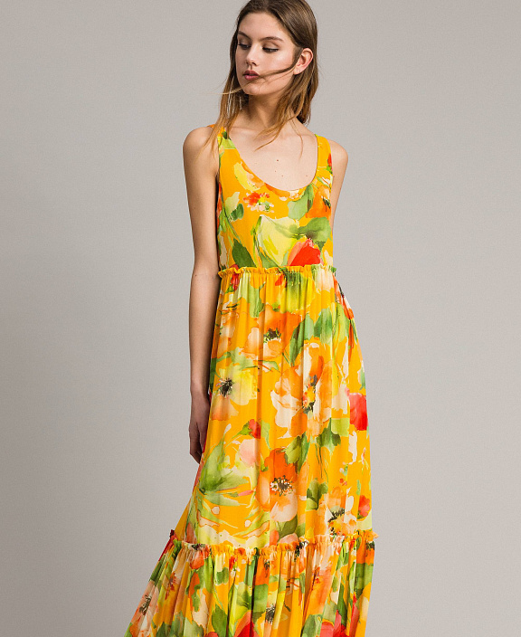 Сарафан с оборками