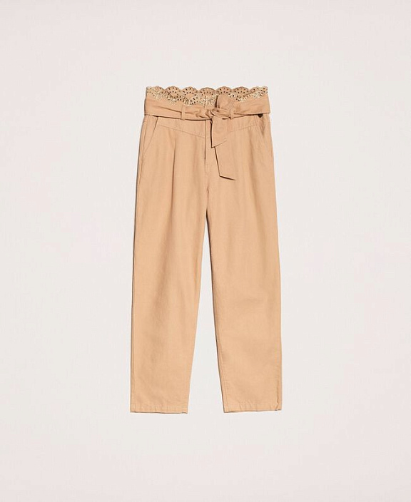 Брюки с поясом