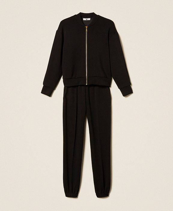 Комплект из свитшота на молнии и джоггеров