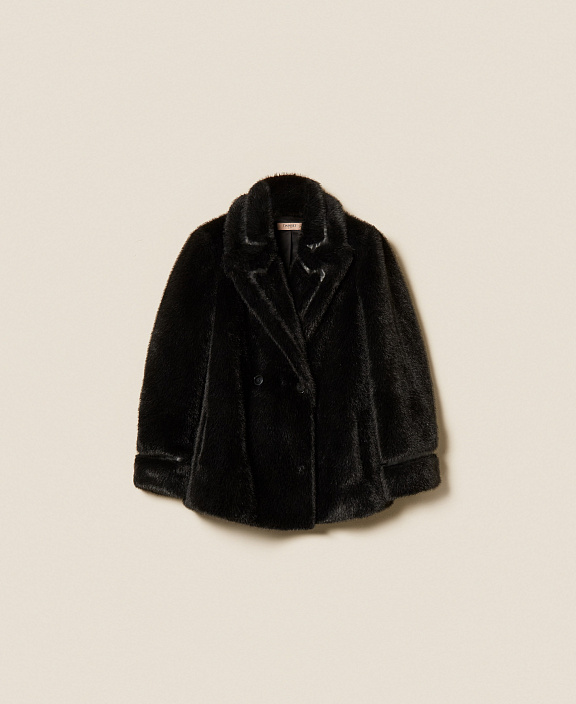 Полушубок из искусственного меха