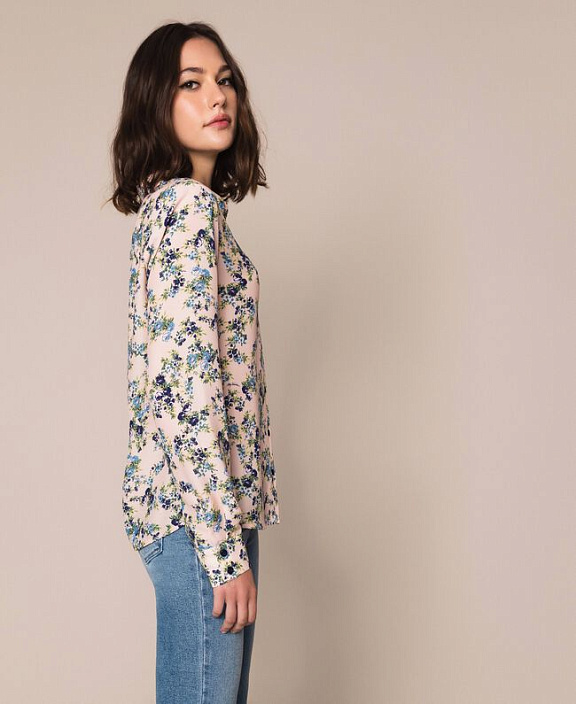 Рубашка с принтом