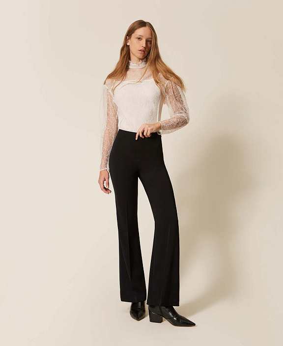 Брюки с прямыми штанинами