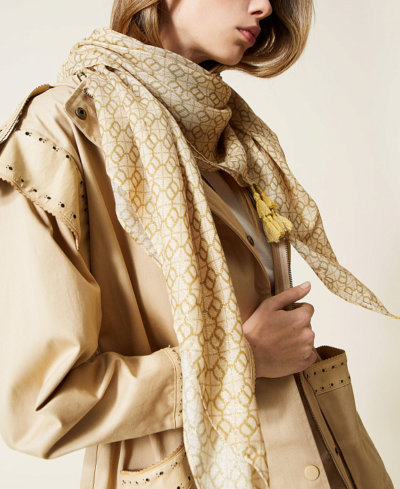 Куфия с люрексом