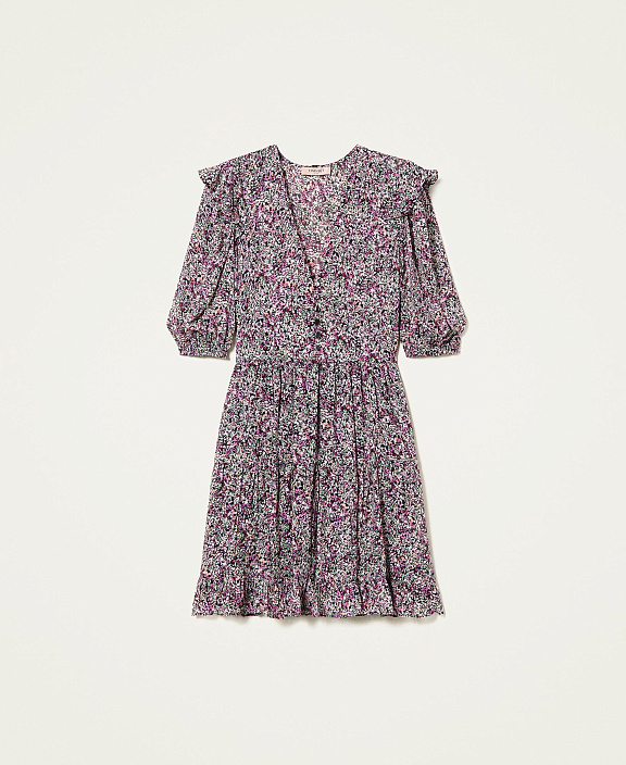 Платье с цветочным принтом