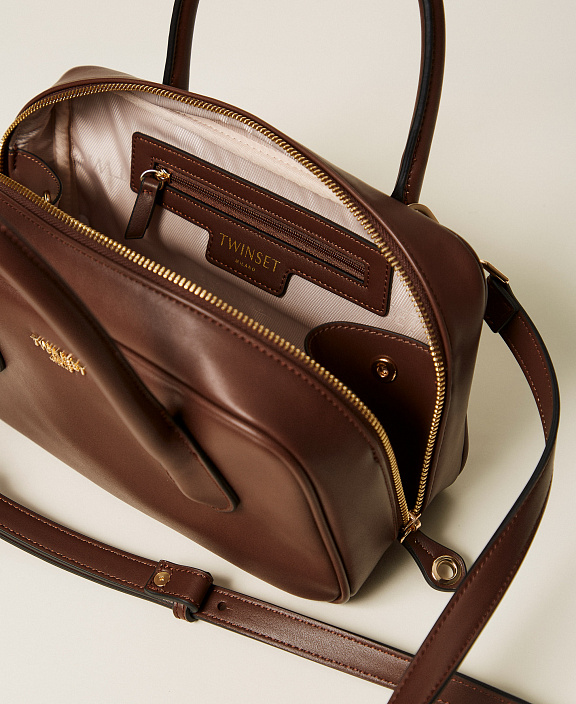 Средняя сумка-саквояж с логотипом