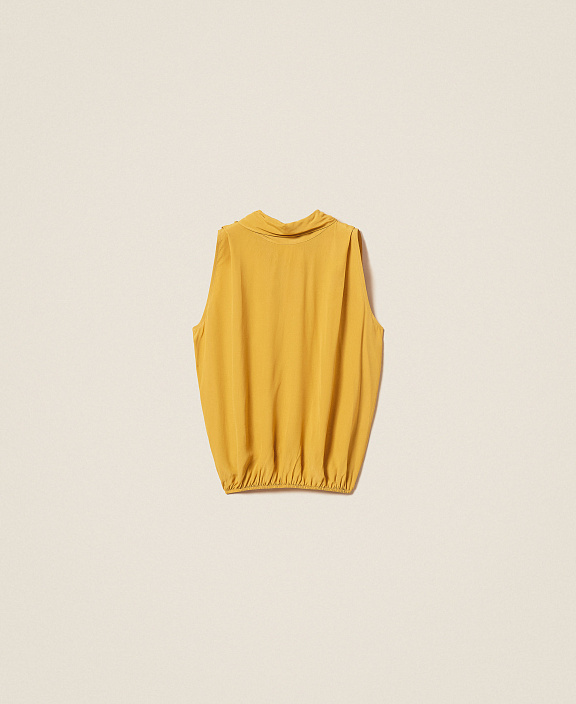 Топ из крепдешина