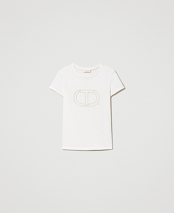 Классическая футболка с вышитым Oval T