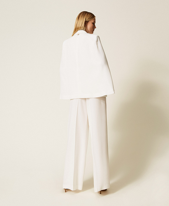 Жакет-накидка из крепа