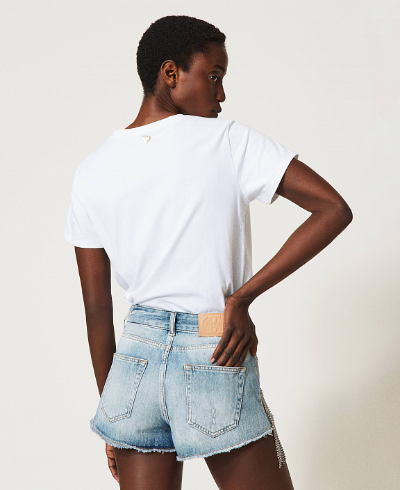 Футболка с вышивкой "Love Italia"