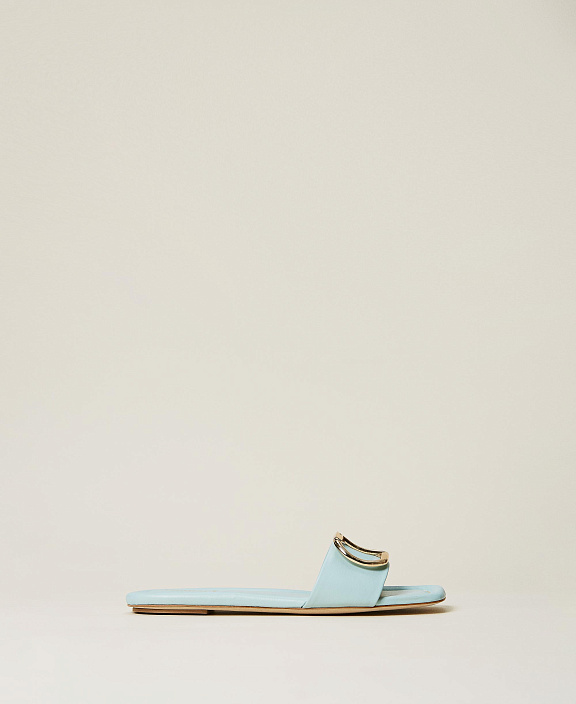 Шлепанцы из наппы