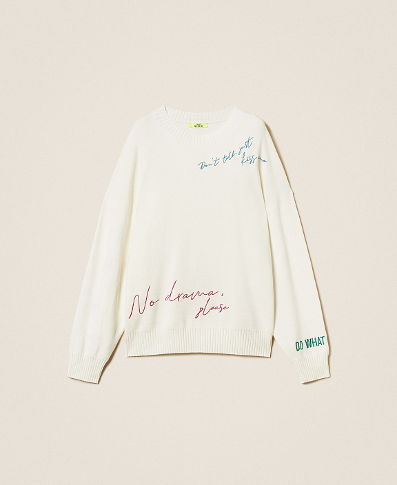 Джемпер MYFO с разноцветной вышивкой