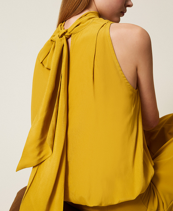 Топ из крепдешина