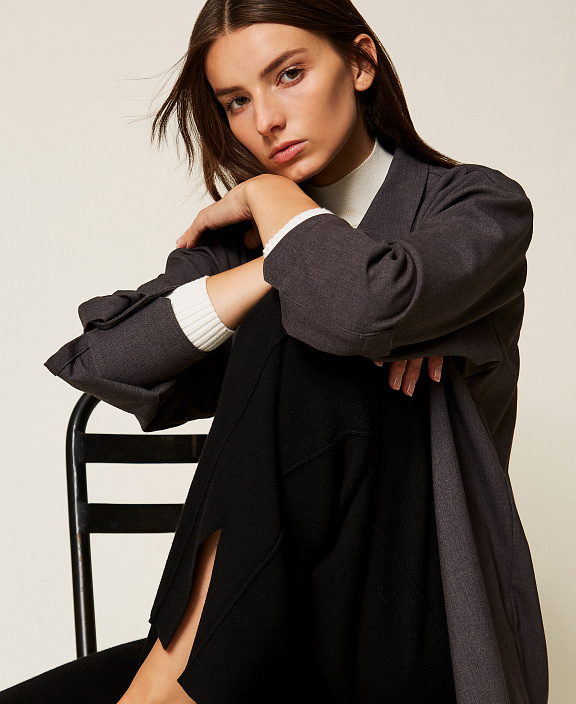 Широкие трикотажные брюки