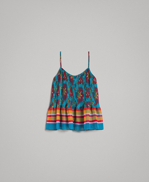 Топ с принтом