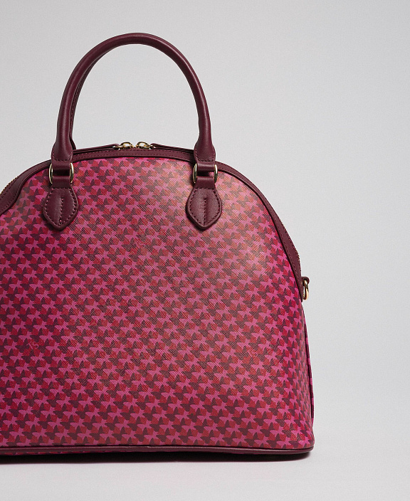 Сумка-саквояж из искусственной кожи с принтом