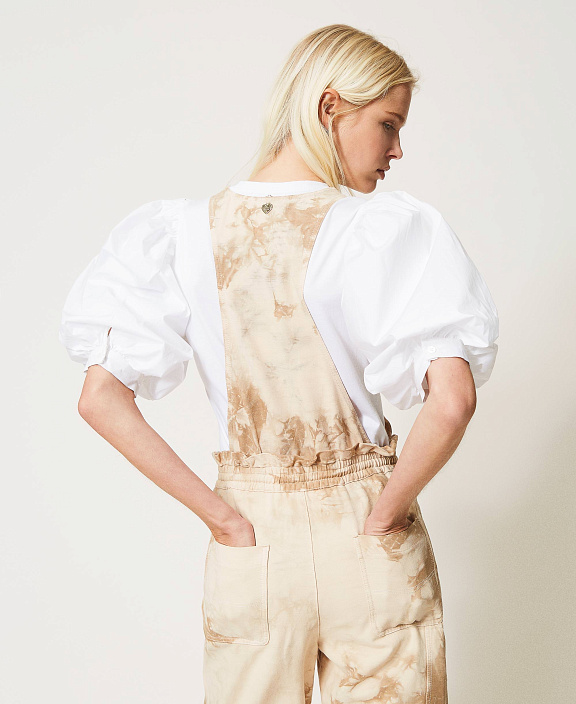 Длинный комбинезон в технике тай-дай