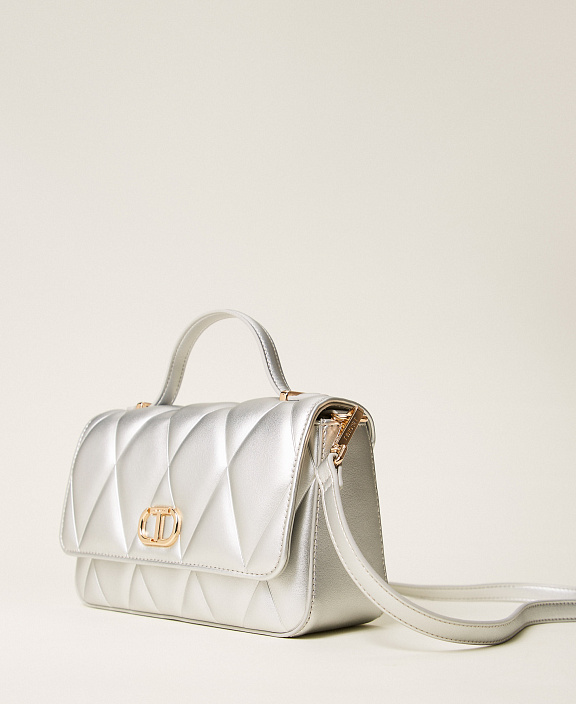 Маленькая стеганая сумка через плечо