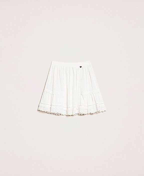 Юбка с кружевом