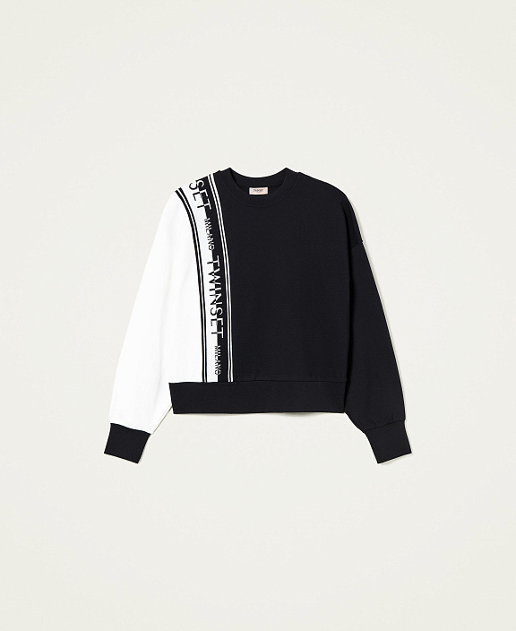 Двухцветная толстовка