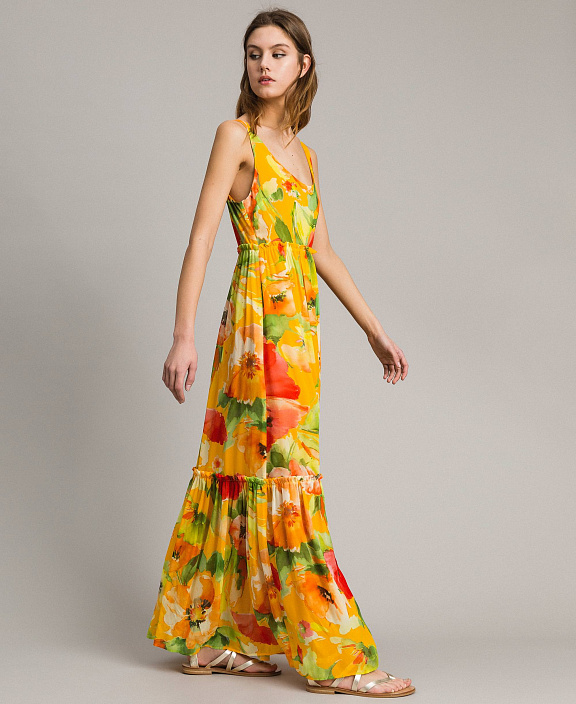 Сарафан с оборками