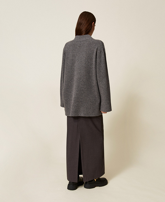 Прямая юбка макси