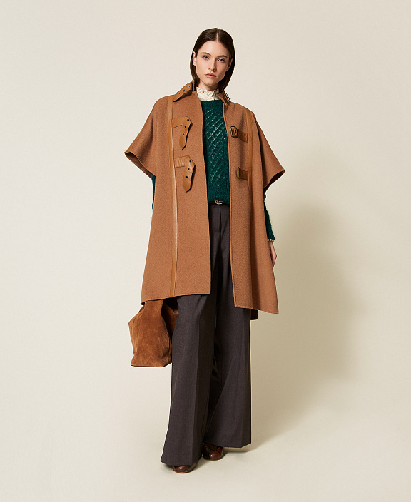 Ажурный джемпер из смесового мохера