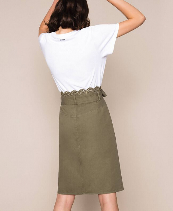 Юбка с поясом