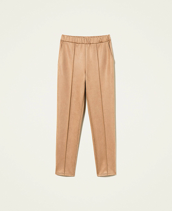 Брюки-сигареты из неопрена