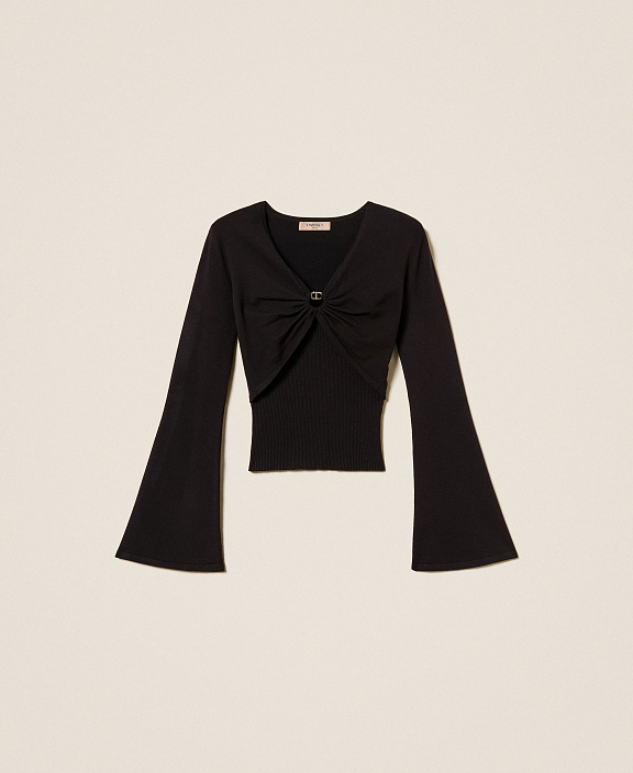 Трикотажный комплект топ и болеро