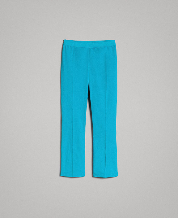 Укороченные брюки клеш