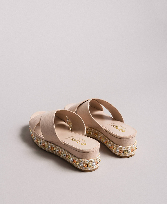 Пантолеты с ремешком крест-накрест