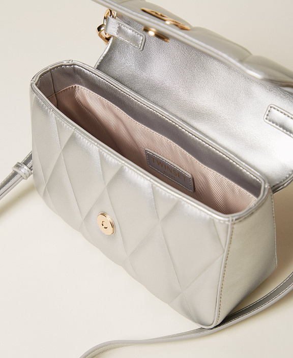 Маленькая стеганая сумка через плечо