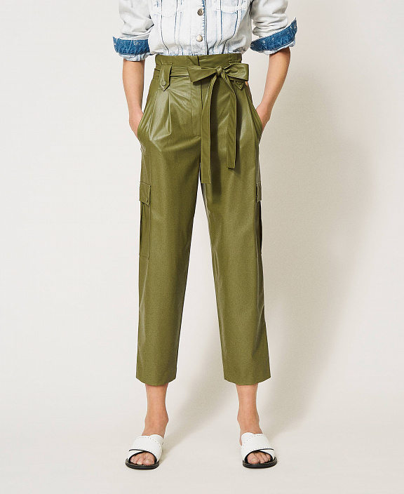 Брюки с поясом